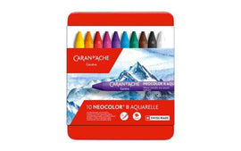 Caran D'Ache - Neocolor II Water Soluable Wax Pastel - 10 Piece