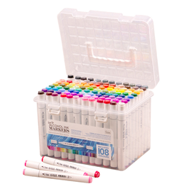 Couture Creations - Alcohol Ink Markers - Twin Tip Box Set (108pc)