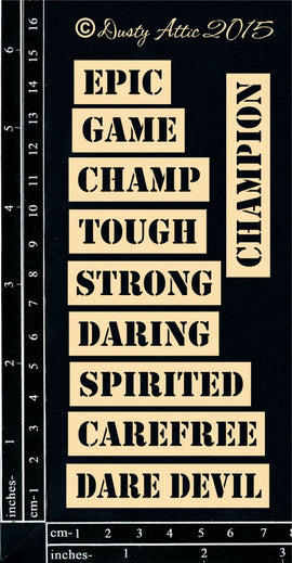 Dusty Attic - "Mini Captions #5"