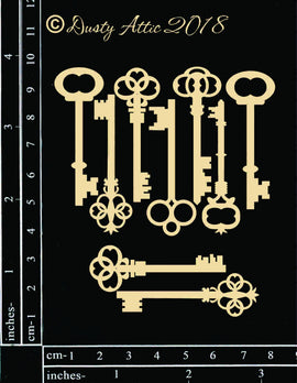 Dusty Attic - "Mini Vintage Keys"