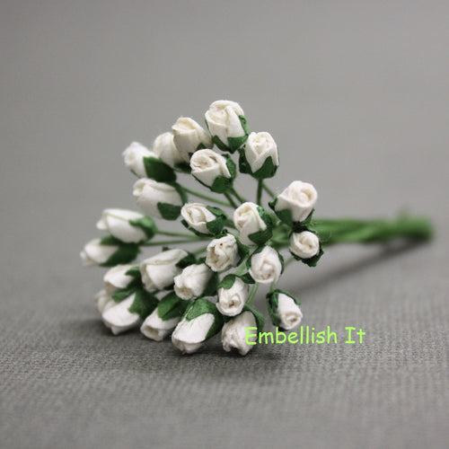 Rosebuds - White