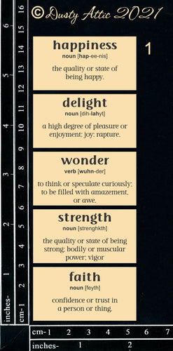 Dusty Attic - "Definitions #1"