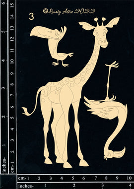 Dusty Attic - "Zoo Animals #3"