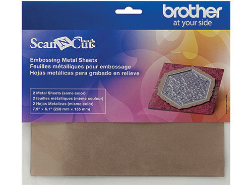 **Request Item** - Brother ScanNCut Metal Sheet Bronze (Embossing)