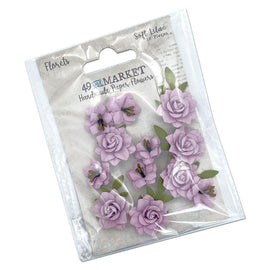 49 and Market - Flowers - Florets - Soft Lilac
