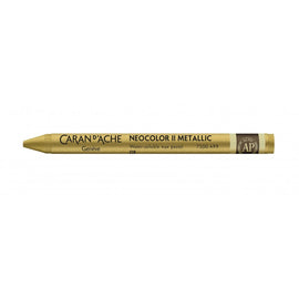 Caran D'Ache - Neocolor II Water Soluable Wax Pastel - Mertallic Gold (1pc)