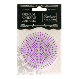 Couture Creations - Adhesive Gemstones - 2mm Amethyst (424pk)