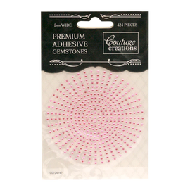 Couture Creations - Adhesive Gemstones - 2mm Pink Lace (424pk)