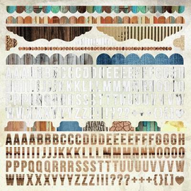 Kaisercraft - Base Coat - 12x12 Sticker Sheet