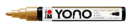 Marabu - Yono Acrylic Paint Pen - Metallic Gold (Bullet Tip Only)