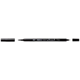 Marvy - Le Plume II - Duel Tip Marker - Black