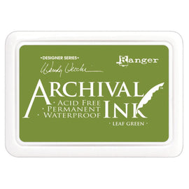 Ranger - Wendy Vecchi - Archival Ink Pad - Leaf Green (Large)