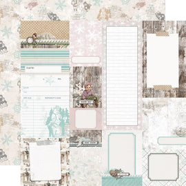 Simple Stories - Simple Vintage Winter Woods - 12x12 Paper "Journal Elements"