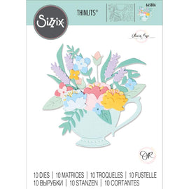 Sizzix - Olivia Rose Thinlits - Tea Time (665806