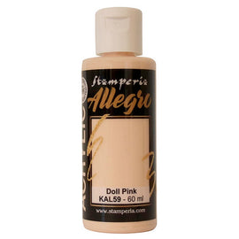 Stamperia - Allegro Paint - Doll Pink 60ml