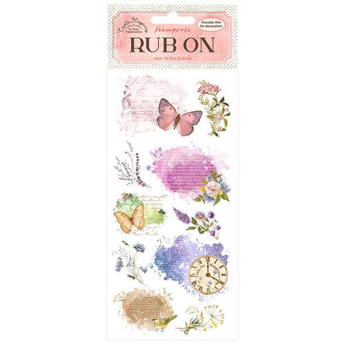 Stamperia - Create Happiness Welcome Home - Rub-on - Manuscript