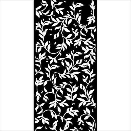 Stamperia - Create Happiness Welcome Home - Stencil 12x25cm - Leaf Pattern