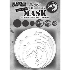 Tim Holtz - Layering Mask - Moon Mask