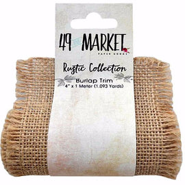 49 and Market - Rustic Collection - Burlap Trim - Natural