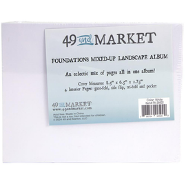 49 and Market - Foundations "Mixed Up" Landscape Album - White