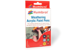 Humbrol - Weathering Acrylic Paint Pens (6pk)
