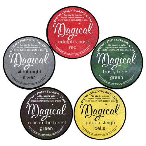 Lindy's Stamp Gang - Shimmer Magicals - Jingle Bells Set (5)