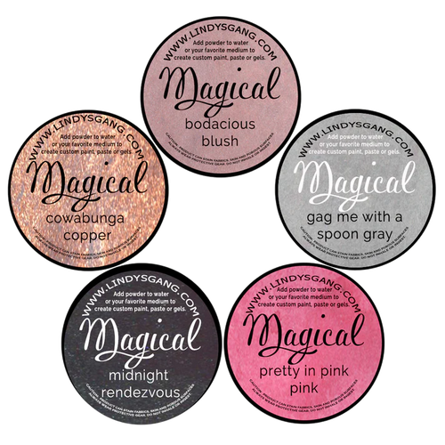 Lindy's Stamp Gang - Shimmer Magicals - Totally 80's Set (5pc)