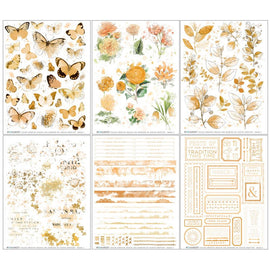 49 and Market - Color Swatch Peach - 6x8 Rub-ons