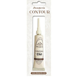 Stamperia - Create Happiness - Contour Liner - White (20ml)