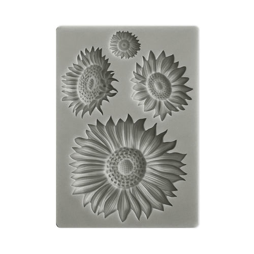 Stamperia - Sunflower Art - Silicone Mould A6 Size - Sunflowers