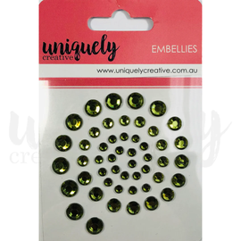 Uniquely Creative - Embellies - Rhinestones "Sage"
