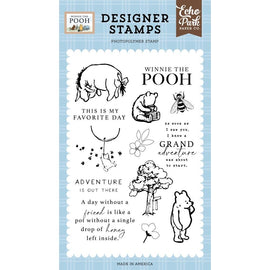 Echo Park - Winnie the Pooh - Designer Photopolymer Stamps - Winnie The Pooh