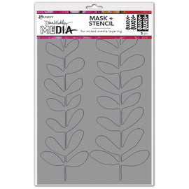 Ranger - Dina Wakley Media - Mask & Stencil - Branches Redux