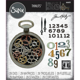Sizzix - Tim Holtz Thinlits - Vault Watch Gears (666603)