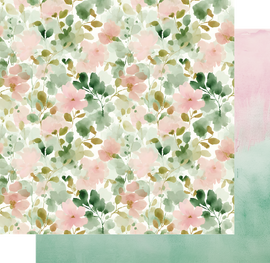 Uniquely Creative - Tea & Tranquility - 12x12 Pattern Paper - Steeped in Blooms