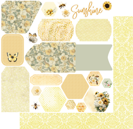 **Pre-Order** Uniquely Creative - Sweet As Honey - 12x12 Pattern Paper - Picked Flowers (ETA Mid July 26)