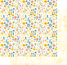 Uniquely Creative - Written In The Stars - 12x12 Pattern Paper "Starlit Garden"