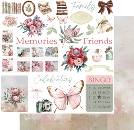 Uniquely Creative - Paperbark Blooms - 12x12 Pattern Paper - Open Dreams