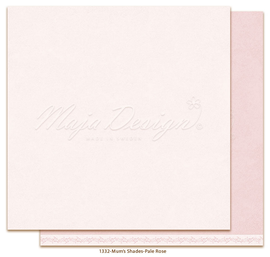 Maja Design - Monochromes - Mum's Garden - 12x12 Paper "Pale Rose"