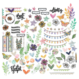 49 and Market - Artful Moments - Foiled Die-Cuts "Assorted" (129 pcs)
