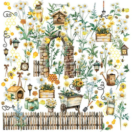 **Pre-Order** 49 and Market - Botanical Buzz - Laser Cut Elements (Ephemera) (ETA Mid Aug 25)