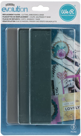 We R Memory Keepers - Mini Evolution - Replacement Plates (3pk)