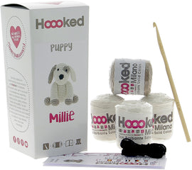 Hoooked Amigurumi - DIY Craft Set - Puppy - Millie