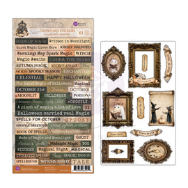 **Pre-Order** Prima Marketing - Made of Magic - Chipboard Stickers (61pcs) (ETA Mid Sep 26)