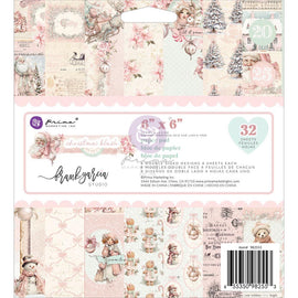 **Pre-Order** Prima Marketing - Christmas Blush - 6x6 Paper Pad (32 Sheets) (ETA Mid Sep 26)