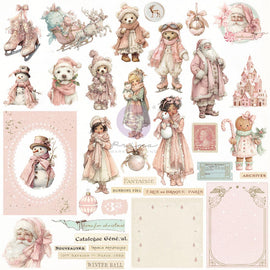 **Pre-Order** Prima Marketing - Christmas Blush - Ephemera - Cozy Christmas W/Foil Details (72 pcs) (ETA Mid Sep 26)