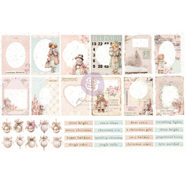 **Pre-Order** Prima Marketing - Christmas Blush - Ephemera - Frosty Frames W/Foil Details (76 pcs) (ETA Mid Sep 26)
