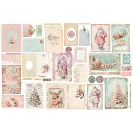 **Pre-Order** Prima Marketing - Christmas Blush - Ephemera - Junk Journal Kit (76 pcs) (ETA Mid Sep 26)