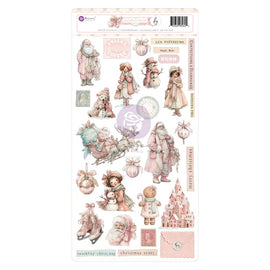 **Pre-Order** Prima Marketing - Christmas Blush - 6x12 Sticker Sheet (32pk) (ETA Mid Sep 26)