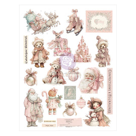 **Pre-Order** Prima Marketing - Christmas Blush - A4 Rub On Transfer Sheet (ETA Mid Sep 26)